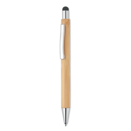 Długopis bambusowy z rysikiem MO9945-40